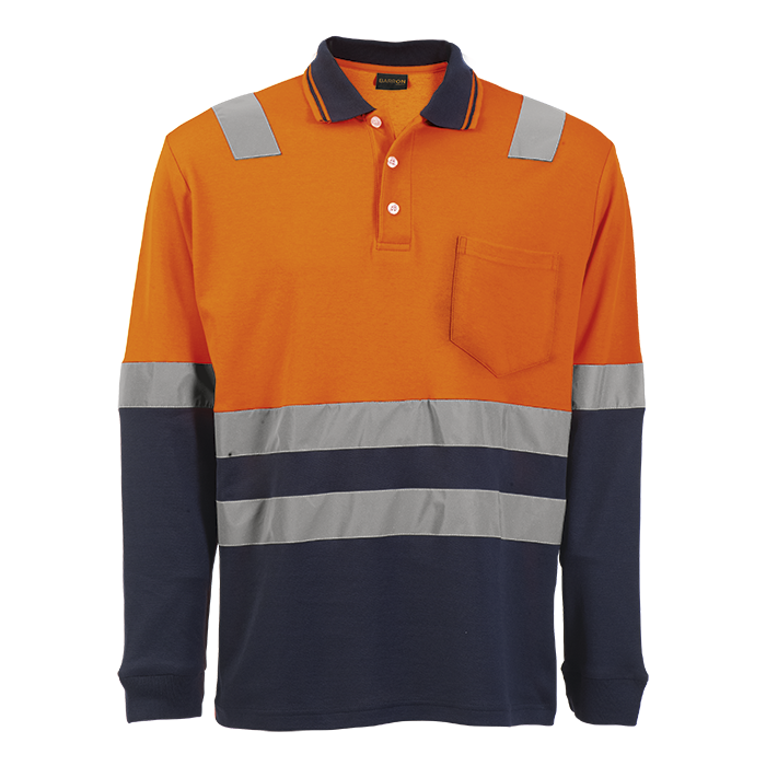 Transit Long Sleeve Golfer - High Visibility