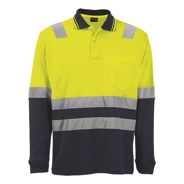 Transit Long Sleeve Golfer - High Visibility