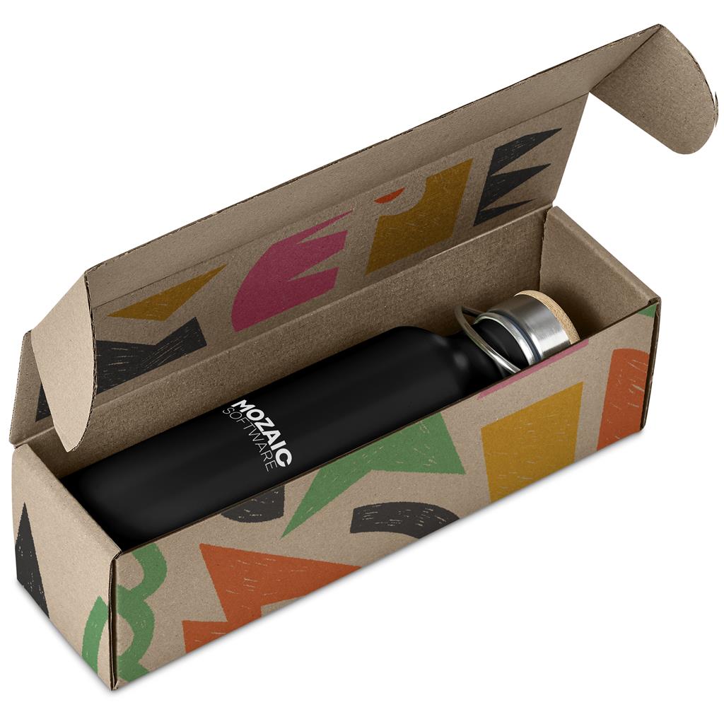 Tugela Bottle in Bianca Custom Gift Box BLACK - Bottles Flasks And Tall Tumblers In Boxes,Custom Packaging