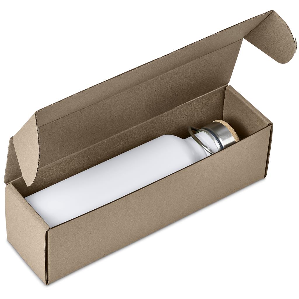 Tugela Bottle in Bianca Custom Gift Box - Bottles Flasks And Tall Tumblers In Boxes,Custom Packaging