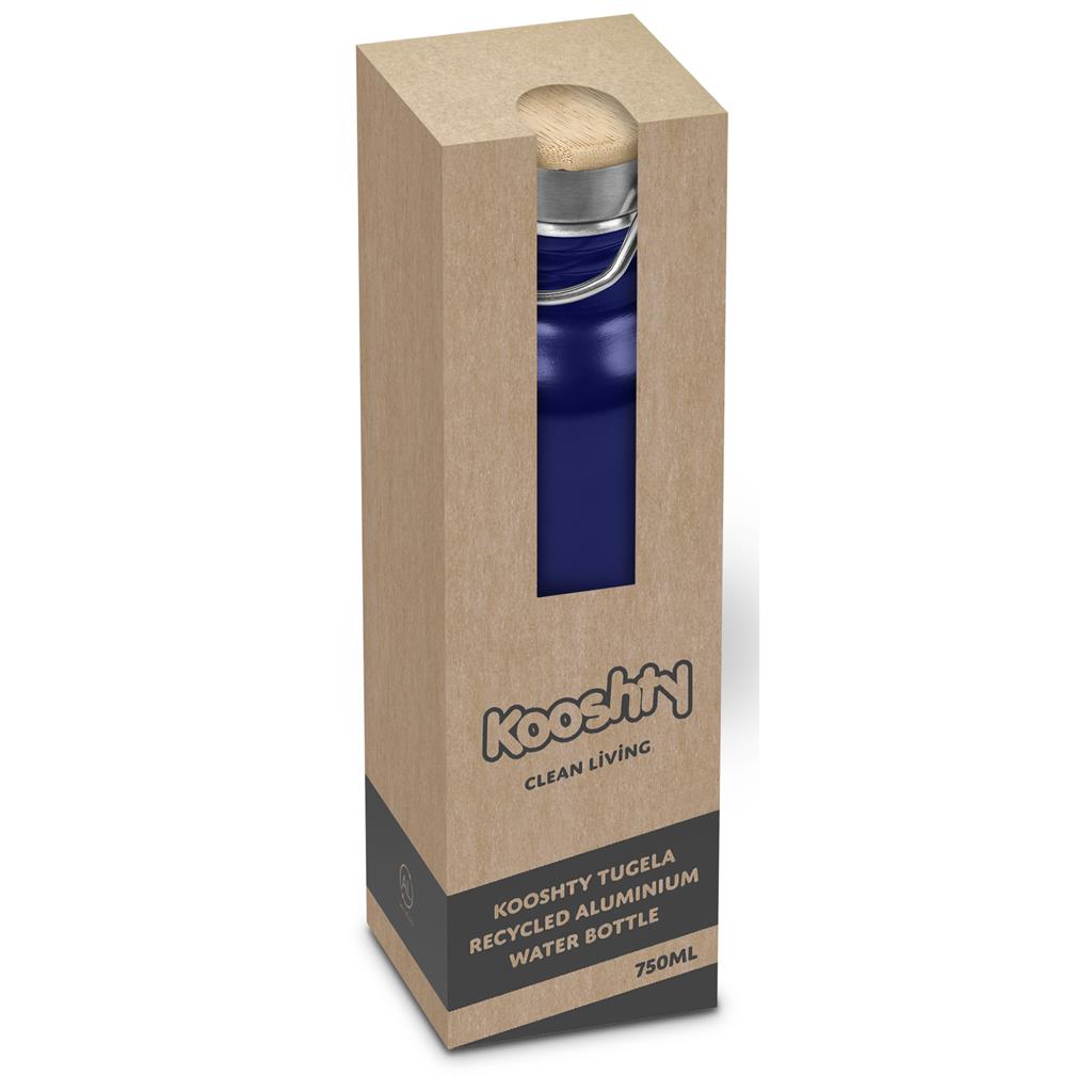 Tugela Recycled Aluminium Water Bottle - 750ml - Bottles,Recycled Drinkware,Drinkware,Full-Wrap UV Bottles