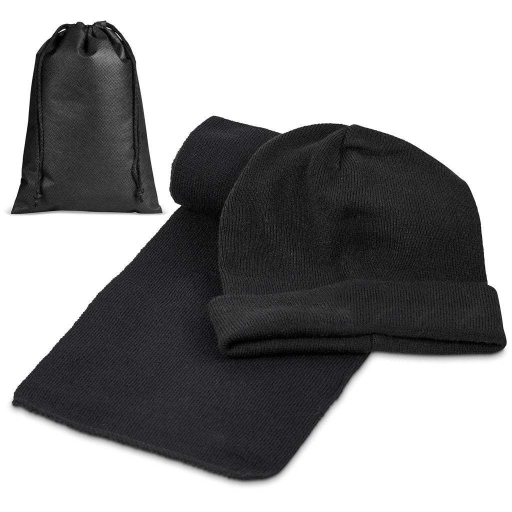 Tundra Winter Gift Set BLACK - Headwear Sets,Winter Sets