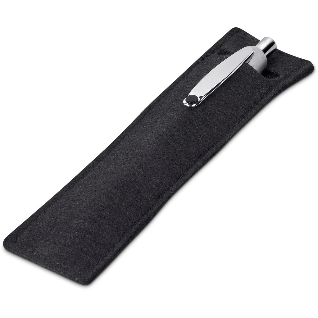 Turbo Tide Ball Pen in Felt Pouch - Writing Instruments,Metal Pens,Pen Sets,Writing Instruments,Pen Clearance