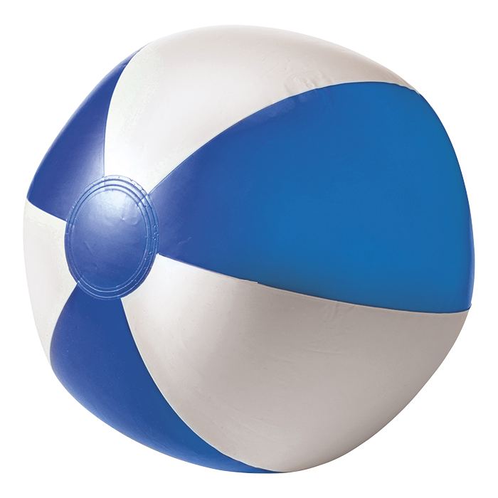 Two Tone Inflatable Beach Ball Blue / STD / Regular - Outdoor