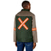 Two-Tone Polycotton Work Jacket - Reflective Arms & Back - 