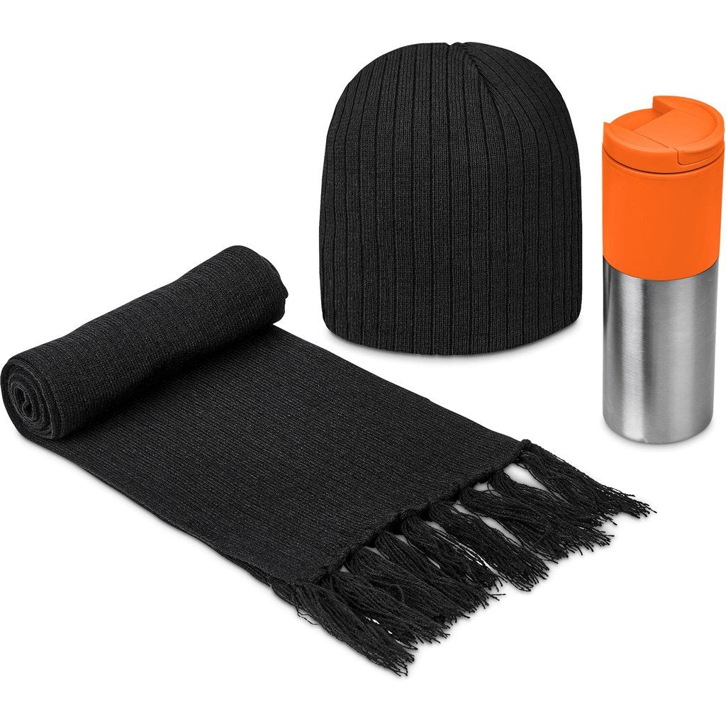 Typhoon Winter Gift Set ORANGE - Sets,Headwear Sets,Winter Sets