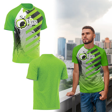 Unisex Raglan Birdseye Short Sleeve with Full Colour - 50/50 Range