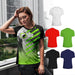 Unisex Raglan Short Sleeve Interlock with Full Colour - 50/50 Range