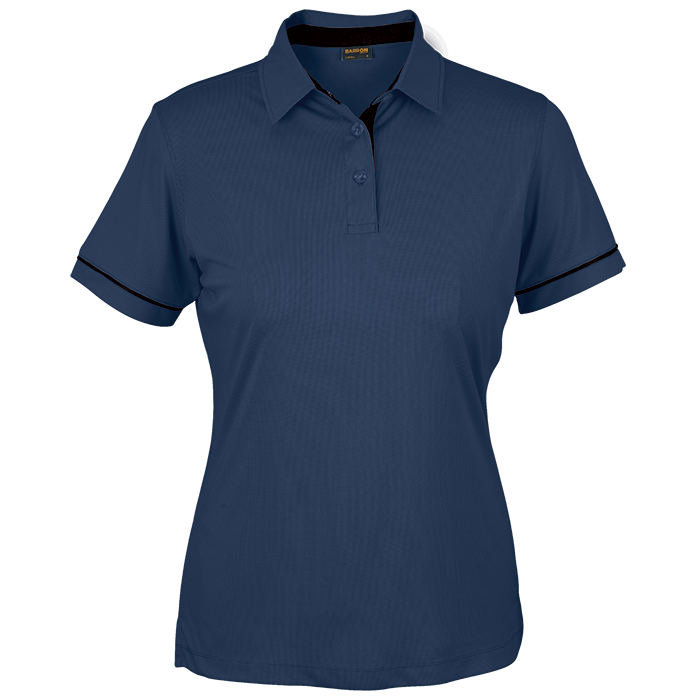 United Golfer Ladies Navy/Black / XL / Last Buy - Golf Shirts