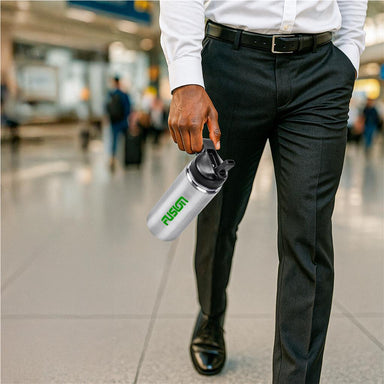 Valdez Stainless Steel Water Bottle – 750ml BLACK - Bottles,Drinkware,Drinkware