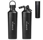 Valerian Stainless Steel Vacuum Water Bottle - 750ml Black / BL