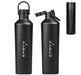 Valerian Stainless Steel Vacuum Water Bottle - 750ml Black / BL