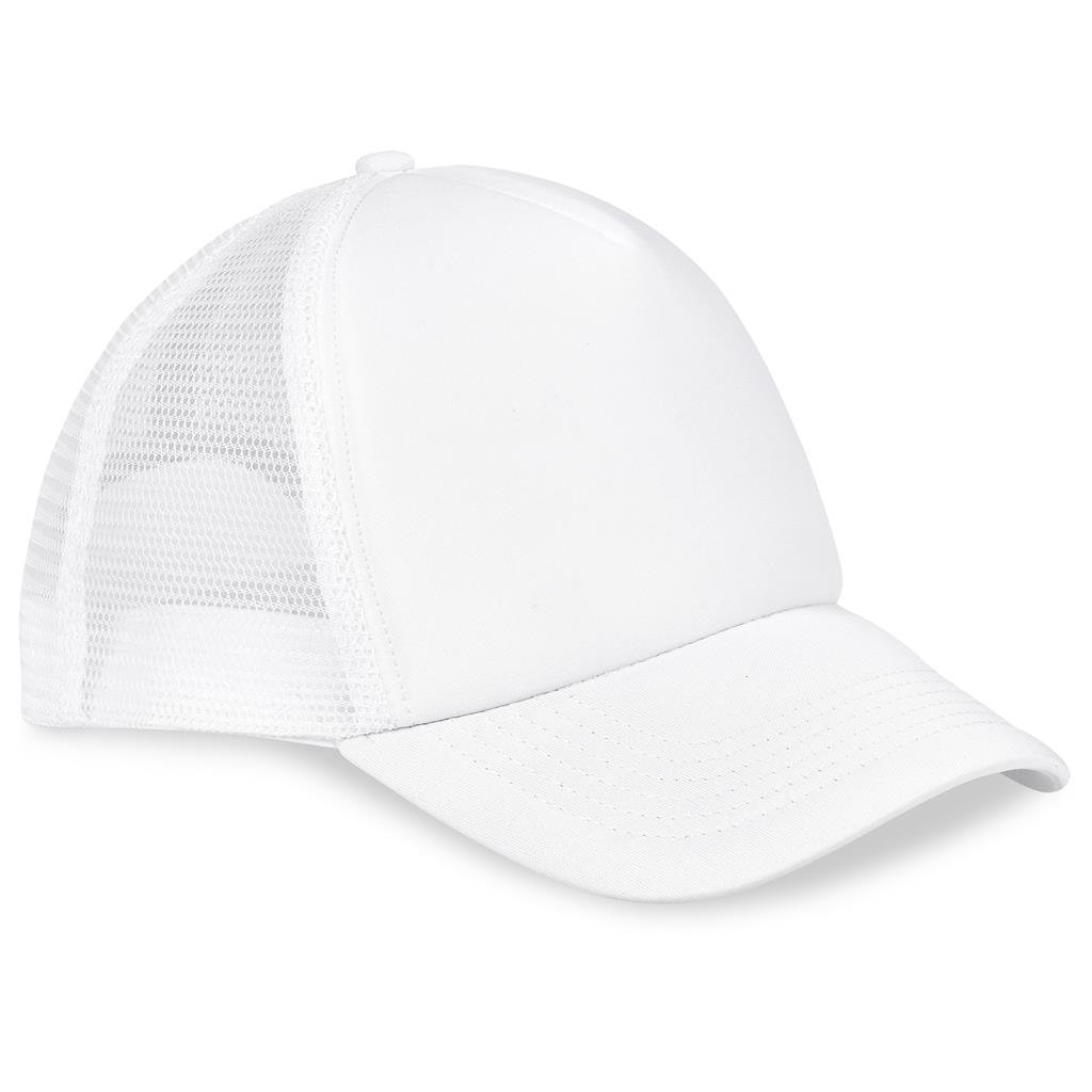 Vibe Foam Trucker Cap - 5 Panel WHITE - Caps