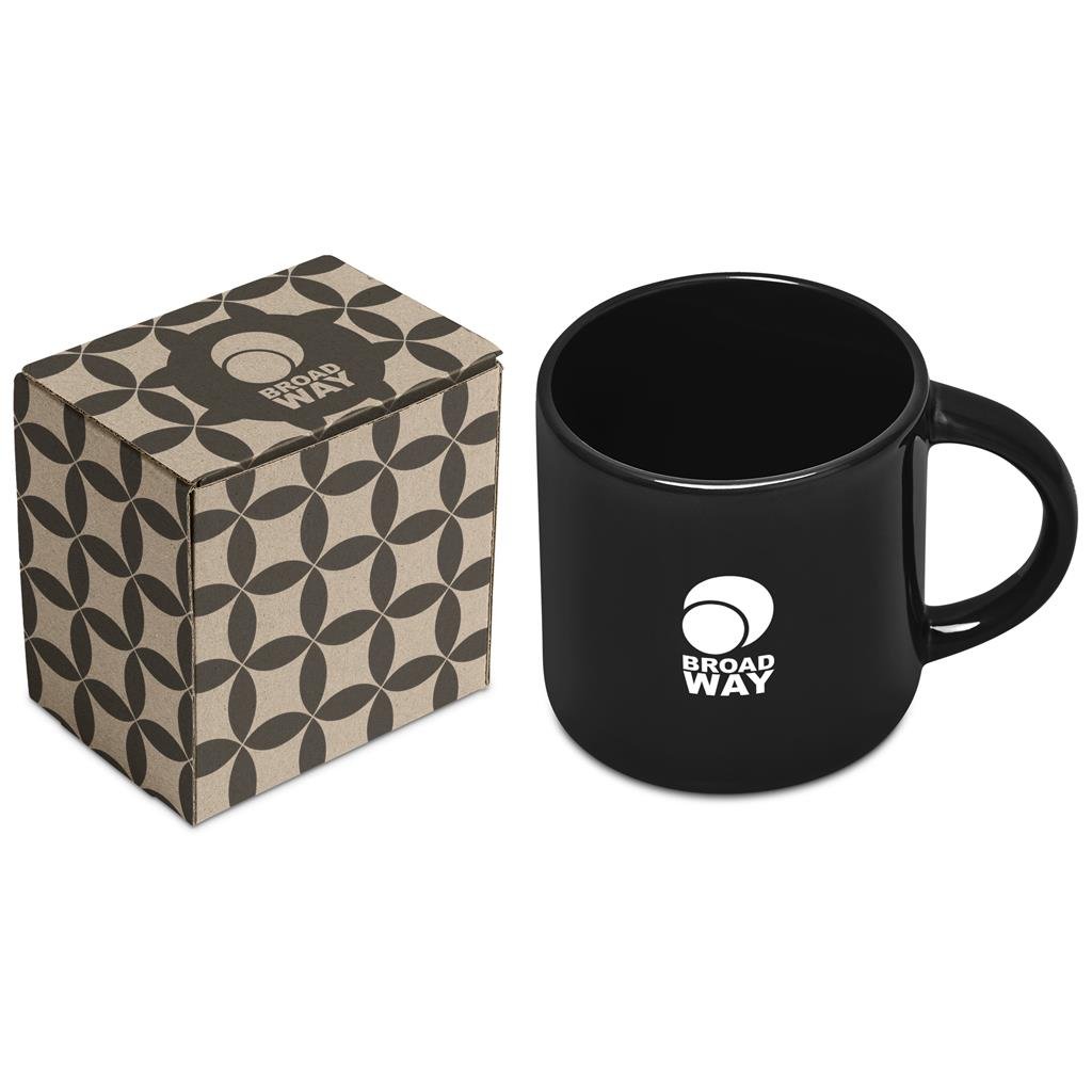 Vida Coffee Mug in Bianca Custom Gift Box BLACK - Cups Mugs And Short Tumblers In Boxes,Custom Packaging