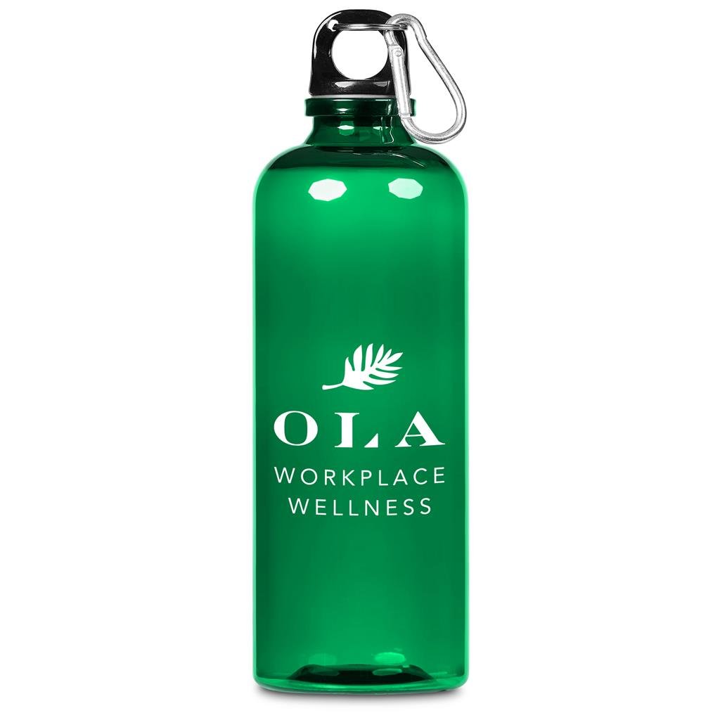 Vista Recycled PET Water Bottle - 600ml DARK GREEN - Bottles,Recycled Products,Recycled Drinkware,Drinkware,Full-Wrap UV Bottles