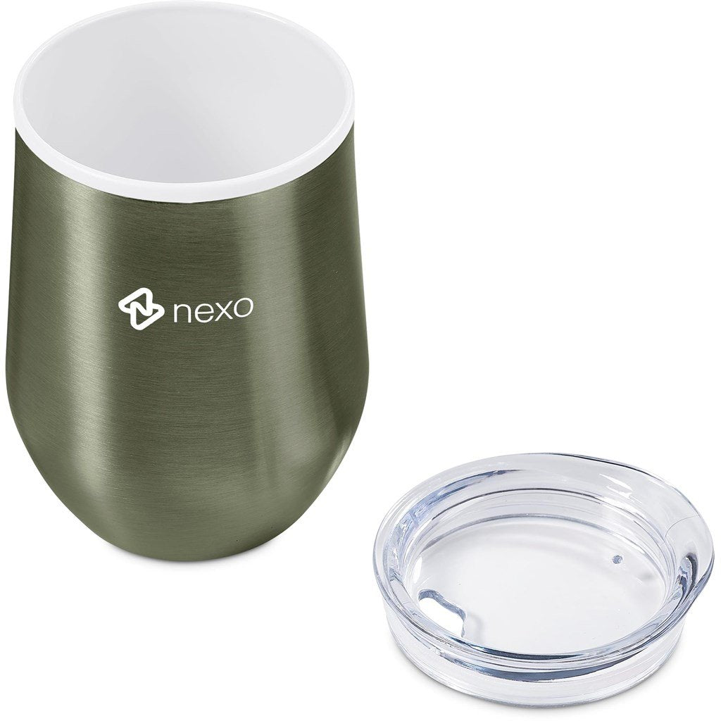 Vogue Madison Stainless Steel & Plastic Double-Wall Tumbler - 350ml - Travel Mugs and Tumblers,Drinkware Ideas,Fashion Colour