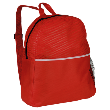 Wave Design Backpack Non-Woven Red / STD / Regular - Backpacks