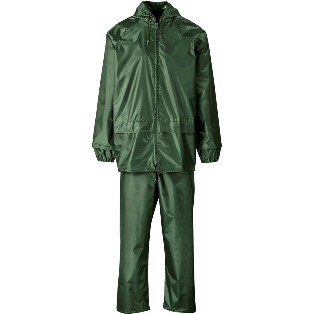 Weather Polyester and PVC Rain suit
