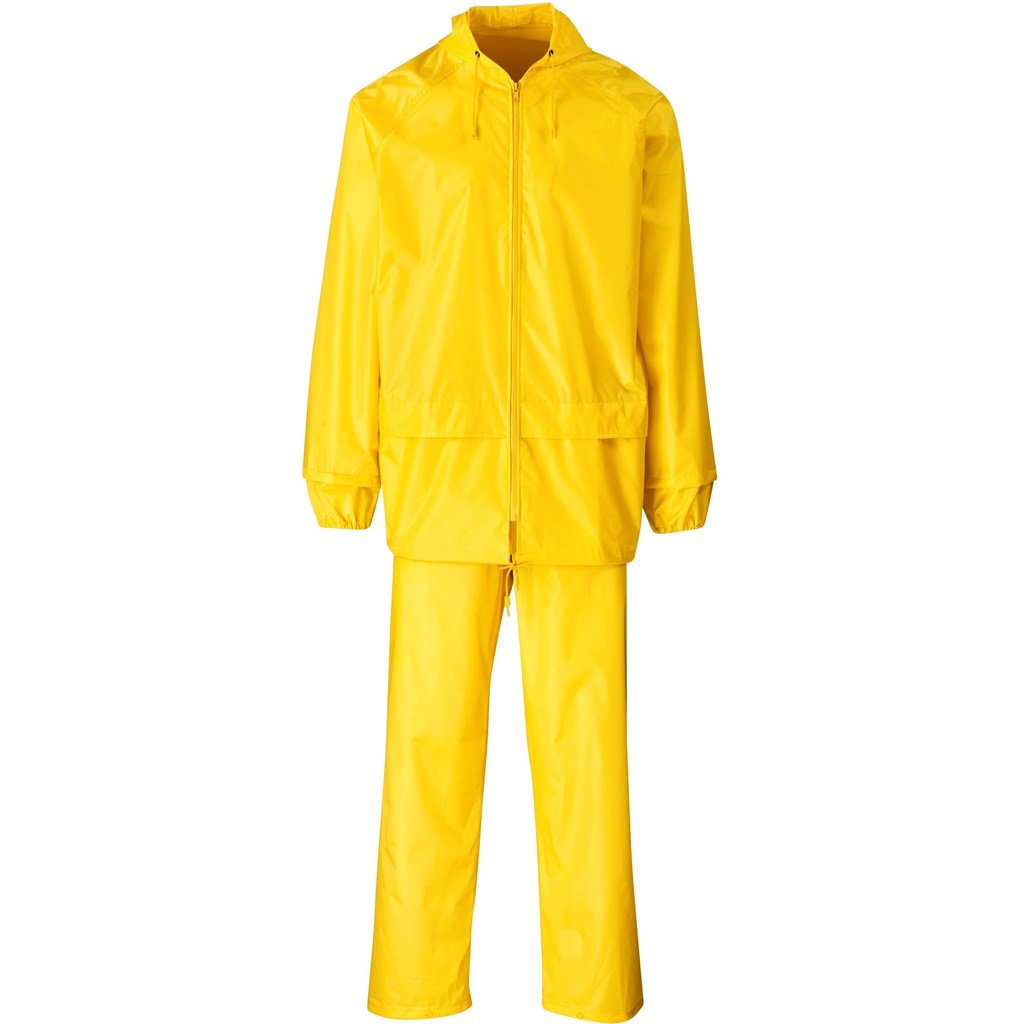Weather Polyester and PVC Rain suit L / Yellow / Y