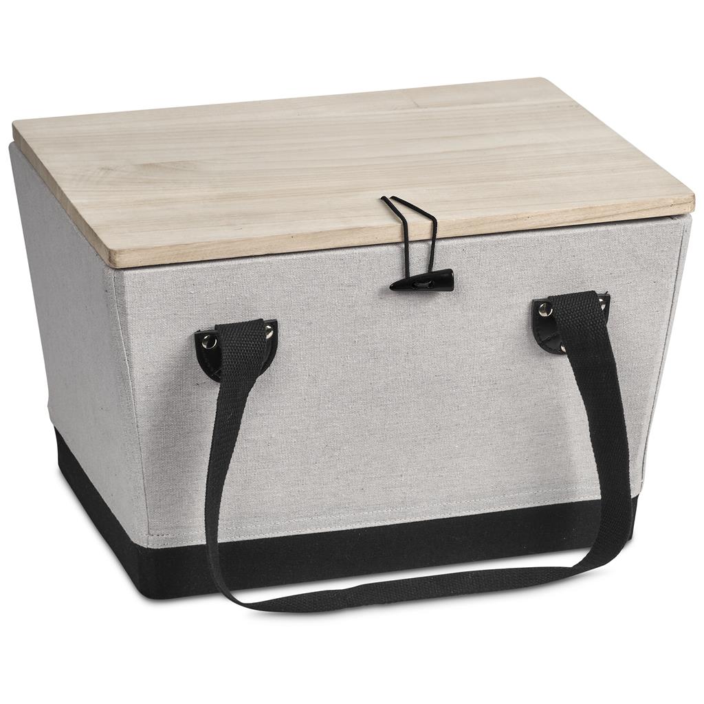 Willow 4-Person Picnic Basket BLACK - Picnic,Eco Ideas,Ideas for Summer,Ideas the Beach,Outdoor and Leisure