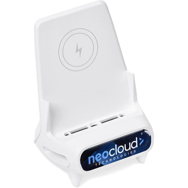 Wingback Wireless Charging Phone Stand SOLID WHITE - Chargers,Technology