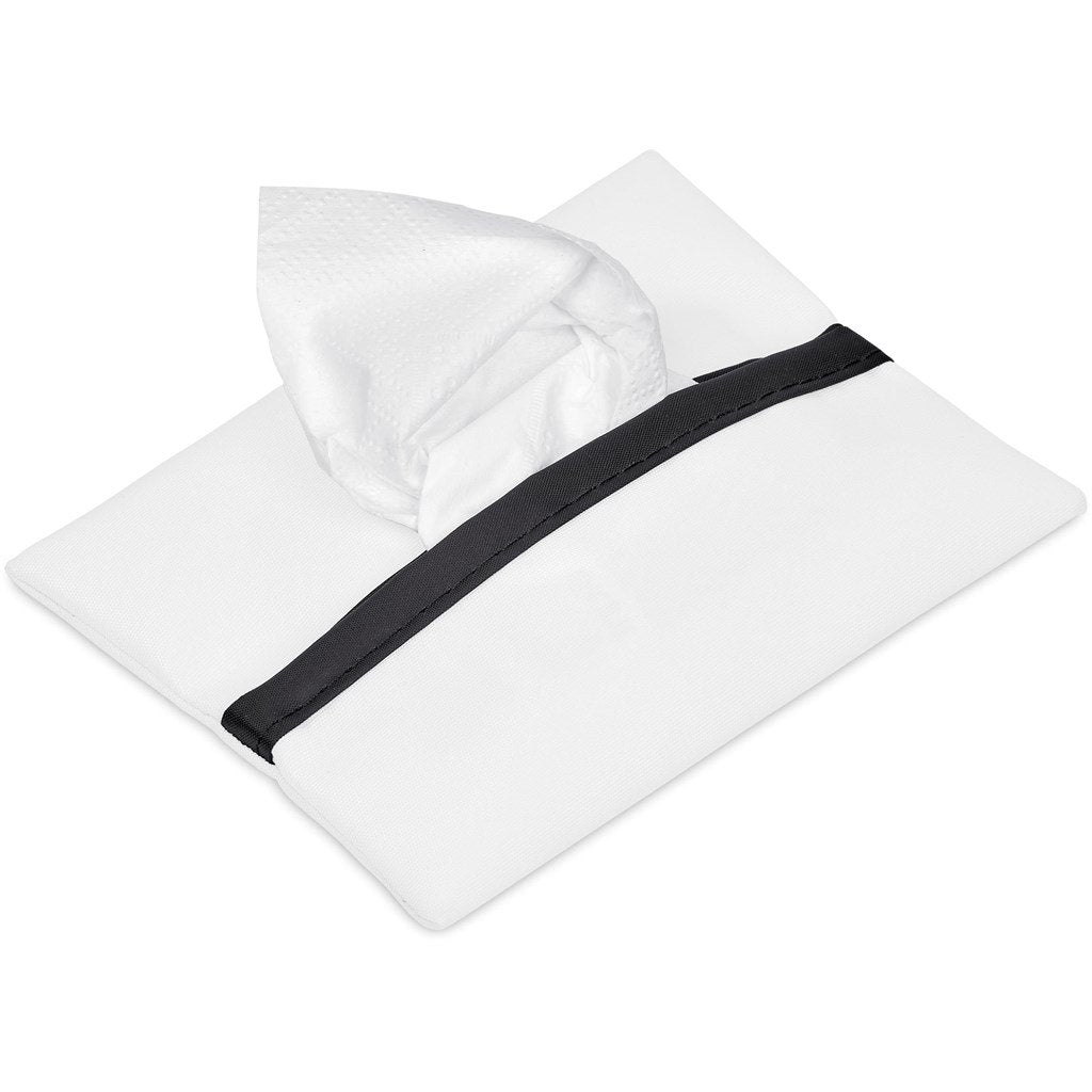 Custom Wolseley Polyester Tissue Pouch BLACK - Heritage Day,Custom Personal Care and Pamper Gifts,Custom Gifts