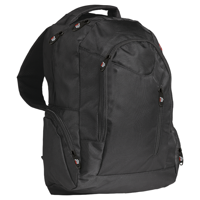 IND103 - i-Backpack Black / STD / Regular - Backpacks