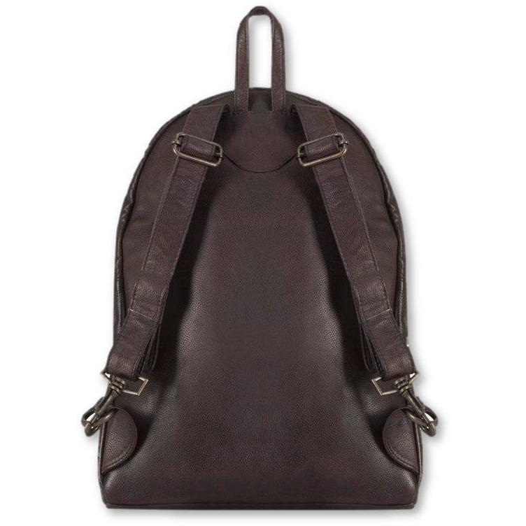 Daytona Leather 13" Laptop Backpack Brown-Backpacks