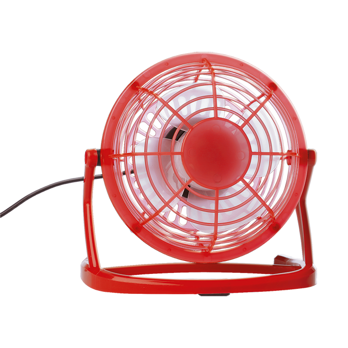 BD0100 - USB Desk Fan Red / STD / Regular - Technology