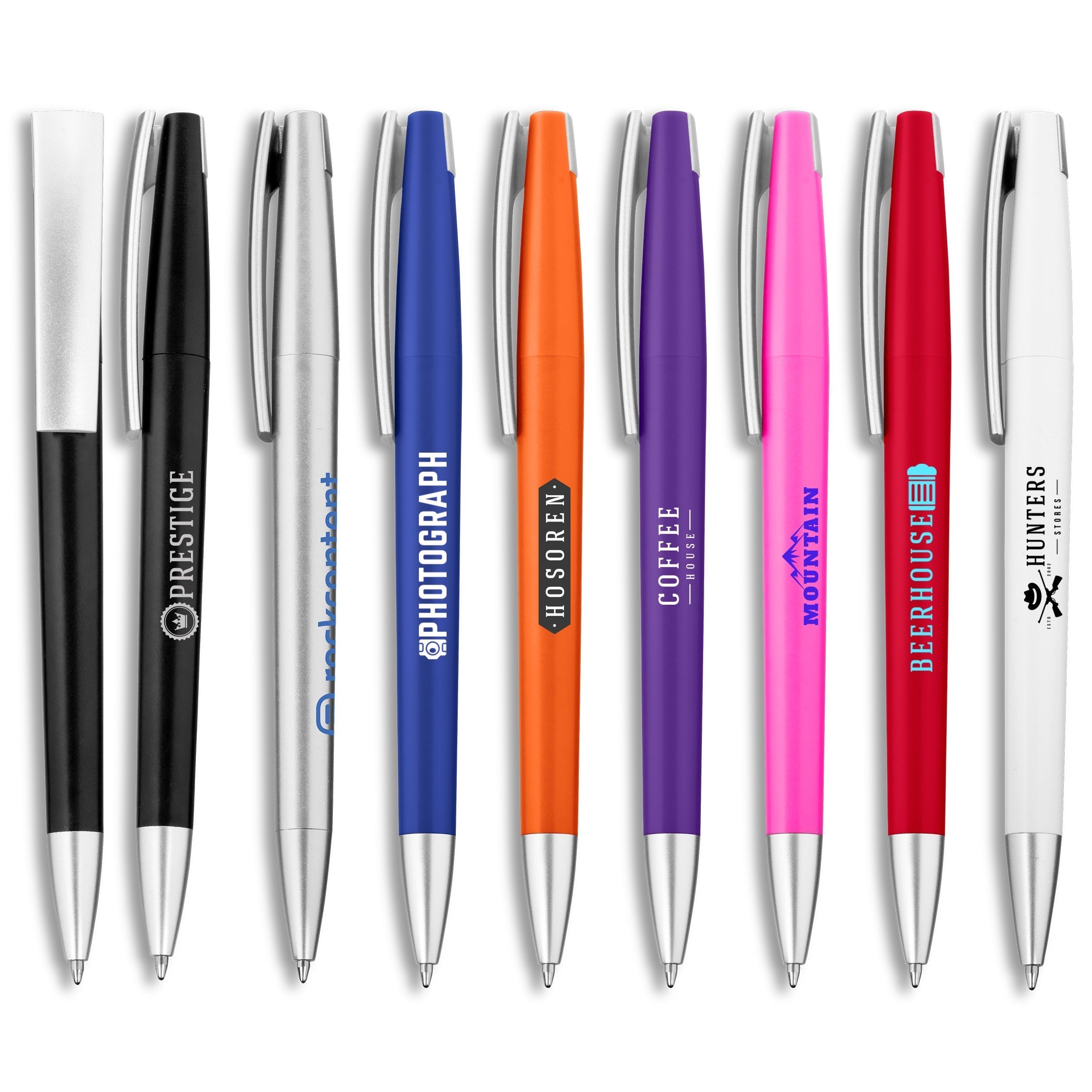 Doodle Ball Pen - White-Purple-P