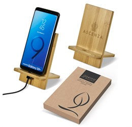 Okiyo Ekslens Bamboo Phone Stand-Natural-NT