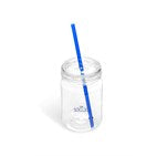 Fiesta Jam Jar - Frosted Straw - 700ML Blue / BU