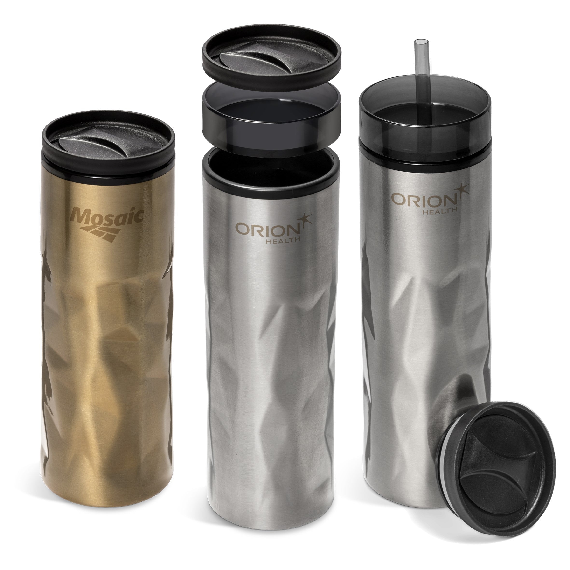 Fire & Ice 2-in-1 Double-Wall Tumbler - 435ml-Silver-S