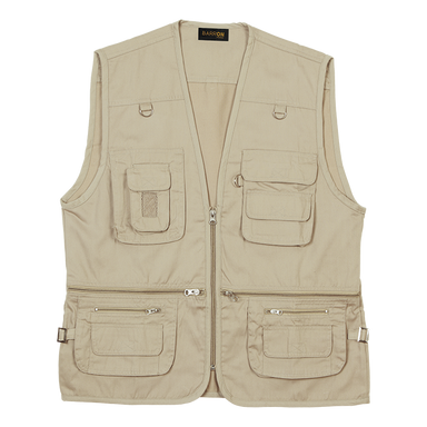 Fishing Jacket Khaki / SML / Regular - Bodywarmers