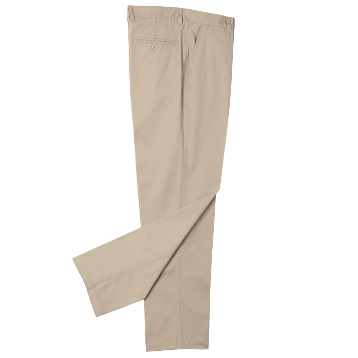 Flat Front Chino  Pebble / 28 / Regular - Bottoms