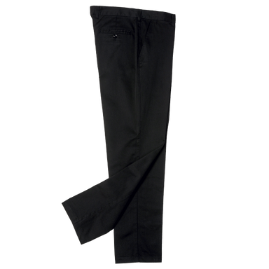 Flat Front Chino  Black / 28 / Regular - Bottoms