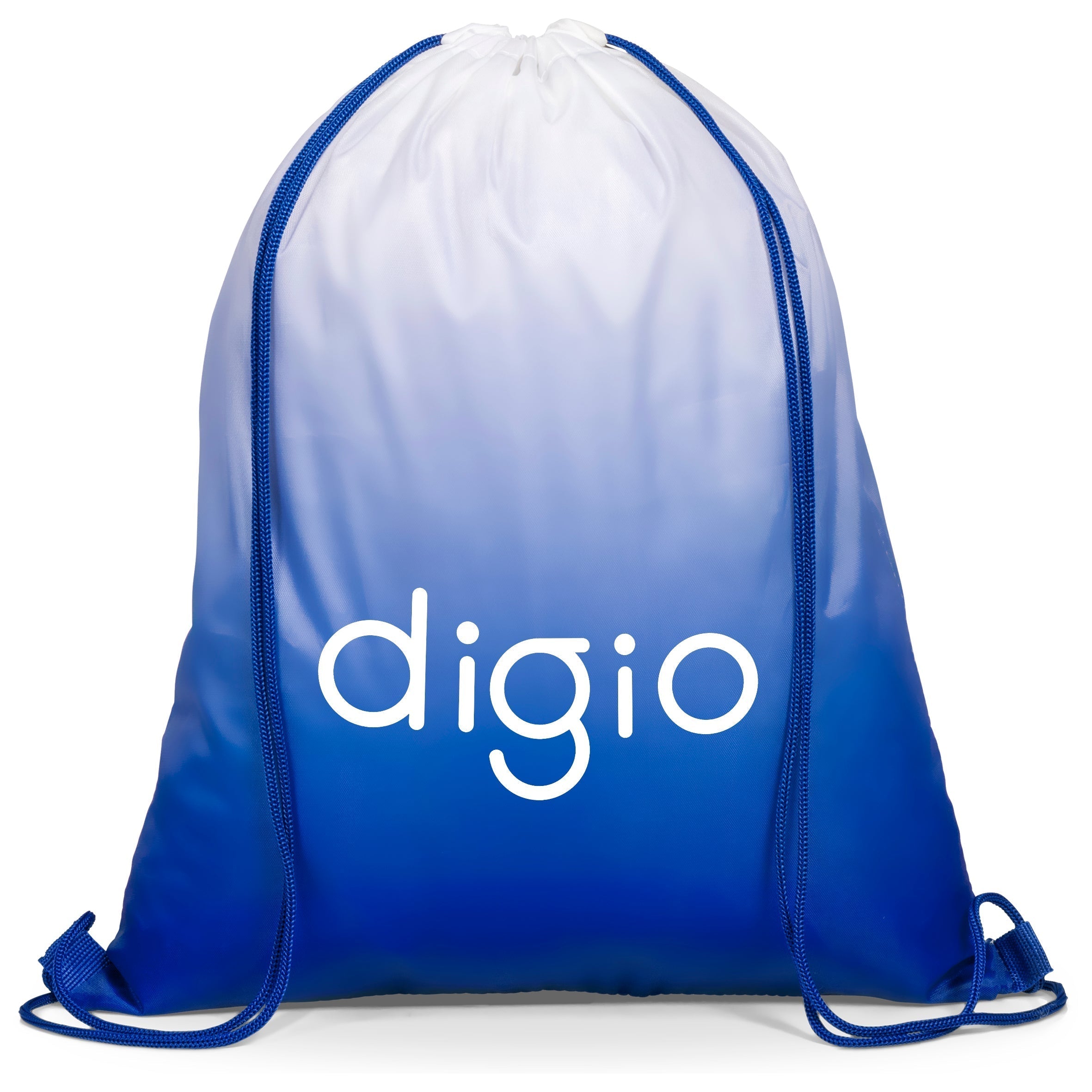 Gradient Drawstring Bag - Blue - Blue Only-