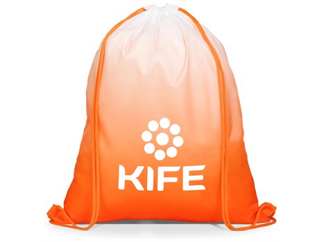 Gradient Drawstring Bag - Orange - Orange Only-