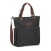 Hamilton Canvas Laptop Bag-Charcoal-C