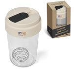 Kooshty Hero Glass Protein Shaker - 700ml-Cream-CM