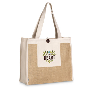 Okiyo Hikari Jute Tote-Natural-NT