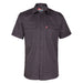 Image Short Sleeve Work Shirt Charcoal / 2XL - High Grade Shirts