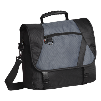 IND401 - Charter Laptop Bag Black/Grey / STD / Last Buy - 