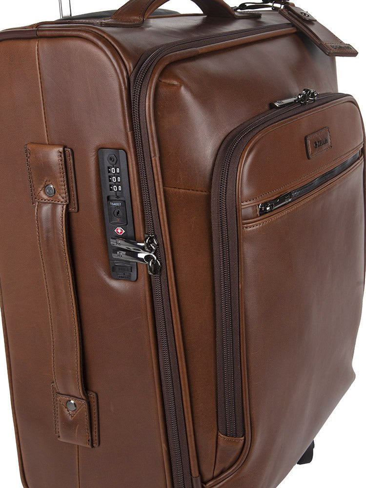 Infiniti Carry On Trolley Case | Brown-Suitcases