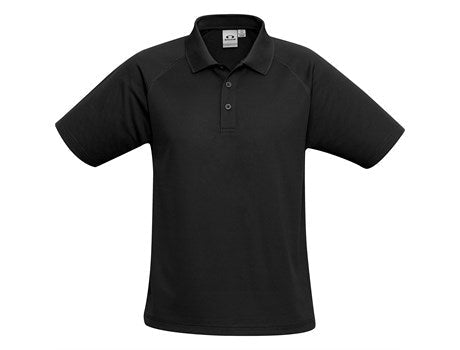 Kids Sprint Golf Shirt - Black Only-Shirts & Tops