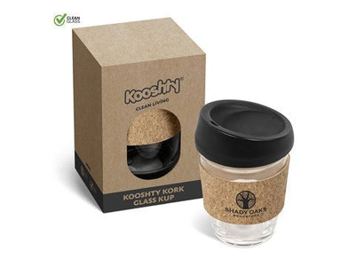 Kooshty Kork Kup - 340ml-Black-BL