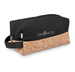 Okiyo Koruku Cork Toiletry Bag-Black-BL