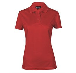 Ladies Barcelona Golf Shirt - Red Only-2XL-Red-R