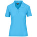 Ladies Basic Pique Golf Shirt L / Cyan / CY