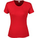 Ladies California T-Shirt - Lime Only-L-Red-R